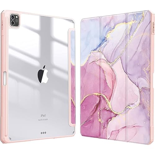 MIGOTODA Hartschale für iPad Pro 13 Zoll (M4) 2024 – Modell US-H5-P2-N009, Acryl, Polycarbonat, Rosa von MIGOTODA