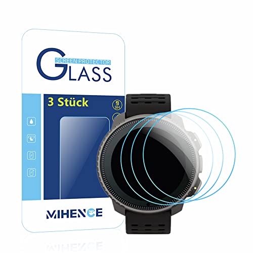MIHENCE Kompatibel mit Suunto Vertical Schutzfolie, 9H Anti-Kratzer gehärtetes Glas folie für Vertical GPS Smartwatch (3 Stück) von MIHENCE