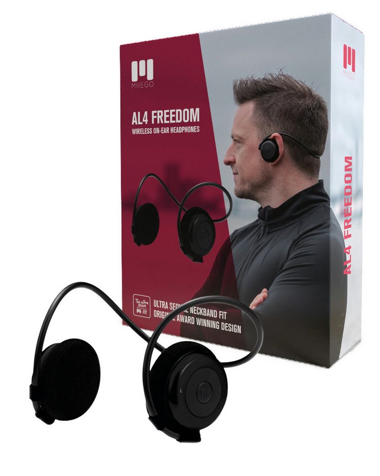 MIIEGO AL4 FREEDOM Sport-Kopfhörer (Siri, Google Assistant, Bluetooth, IPX6 wasserfest) von MIIEGO