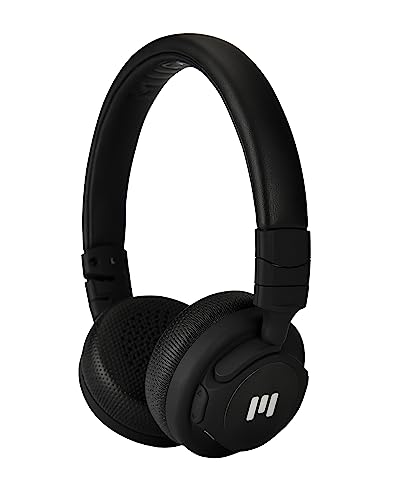 MIIEGO Boom MIINI Bluetooth Kopfhörer | Kabellose On-Ear Headphones | Waschbare Ohrpolster | Kristallklarer Sound & Lange Akkulaufzeit | Black von MIIEGO
