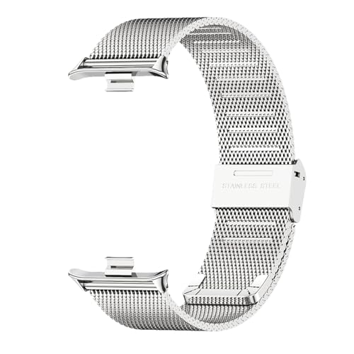 MIJOBS Armband Kompatibel mit Redmi Watch 4 5, Xiaomi Band 9Pro 8Pro Metallband Edelstahl Ersatzarmband Uhrenzubehör Männerband Damenband von MIJOBS