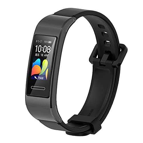 MIJOBS Ersatzarmband Kompatibel mit HUAWEI Band 4 PRO,HUAWEI Band 3PRO,HUAWEI Band 3 Armband Weiche Silikon Ersatz Sportarmband Kompatible mit Huawei Band 4 Pro,Huawei Band 3/3 Pro von MIJOBS