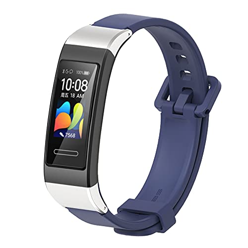 MIJOBS Ersatzarmband Kompatibel mit HUAWEI Band 4 PRO,HUAWEI Band 3PRO,HUAWEI Band 3 Armband Weiche Silikon Ersatz Sportarmband Kompatible mit Huawei Band 4 Pro,Huawei Band 3/3 Pro von MIJOBS