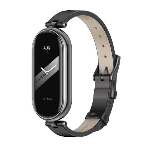 MIJOBS Ersatzarmband für Xiaomi Mi Band 8, einfache Installation Intelligentes Edelstahlband, Stil verstellbares Metallband für Xiaomi Band 8 von MIJOBS