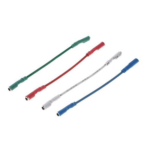 MIKI-Z 4PCS Universal Silber führt Drähte Header Wire Kabel 50mm für 1.2-1.3mm Pins Plattenspieler Phono Headshell Tonarm MIKI-Z 4PCS Universal Silber führt Drähte Header Wire Kabel 50mm für 1.2-1.3mm Pins Plattenspieler Phono Headshell Tonarm von MIKI-Z