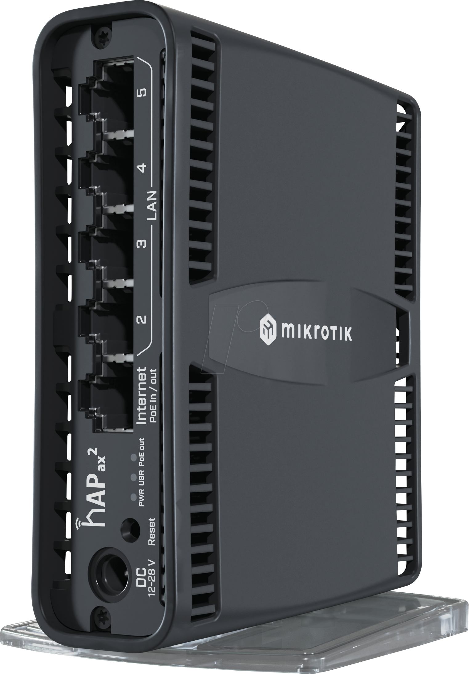 MTK HAP AX2 - hAP ax² WiFi6 Router, 2,4/5 GHz, 1775 MBit/s, Gigabit Ethernet, von MIKROTIK