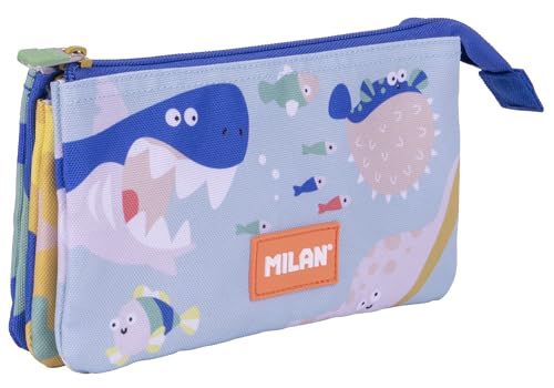 MILAN® Federmäppchen mit 5 Fächern, Sonderserie Blue Odyssey von MILAN