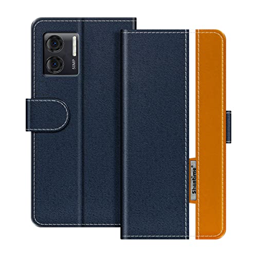 MILEGAO Für Doogee N50 Flip Cover, Magnetschnalle, mehrfarbig, Business-PU-Leder, Handyhülle mit Kartenschlitz, für Doogee N50 6,5 Zoll von MILEGAO