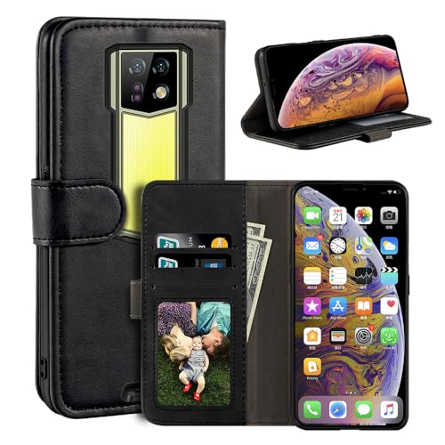 MILEGAO Schutzhülle für Ulefone Armor 24, magnetisch, PU-Leder, Brieftaschen-Stil, Business-Telefonhülle, modische Klapphülle mit Kartenschlitz und Ständer für Ulefone Armor 24 6,7 Zoll (17,2 cm), von MILEGAO