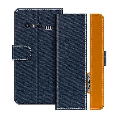 MILEGAO für Blackview N6000 Flip Cover, magnetische Schnalle, mehrfarbig, Business-PU-Leder-Handyhülle mit Kartenschlitz, für Blackview N6000 4,3 Zoll von MILEGAO