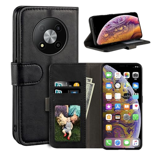 Schutzhülle für ZTE Blade A73 5G, magnetische PU-Leder-Brieftaschen-Stil, Business-Telefonhülle, modische Klapphülle mit Kartenschlitz und Ständer für ZTE Fresh 50 7543N 6,5 Zoll von MILEGAO