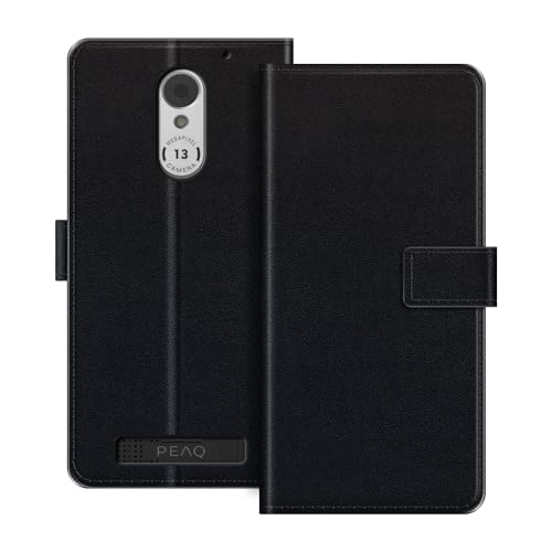 Schutzhülle für Peaq PSP 400, Premium-Magnet-PU-Leder, mit Kartenhalter und Ständer, modische Klapphülle für Peaq PSP 400 16,6 cm (6,5 Zoll) von MILEGOO