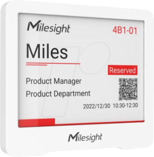 MIL DS3604 - LoRaWAN E-Ink Display von MILESIGHT