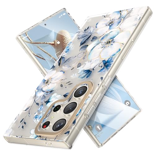 MILPROX Schutzhülle für Samsung Galaxy S25 Ultra – Slim Fit Floral S25 Ultra Cover, elegantes feminines Blumendesign, ultradünne Anti-Vergilbung, schützende süße Schale für Frauen und Mädchen, (Blume) MILPROX Schutzhülle für Samsung Galaxy S25 Ultra – Slim Fit Floral S25 Ultra Cover, elegantes feminines Blumendesign, ultradünne Anti-Vergilbung, schützende süße Schale für Frauen und Mädchen, (Blume) von MILPROX