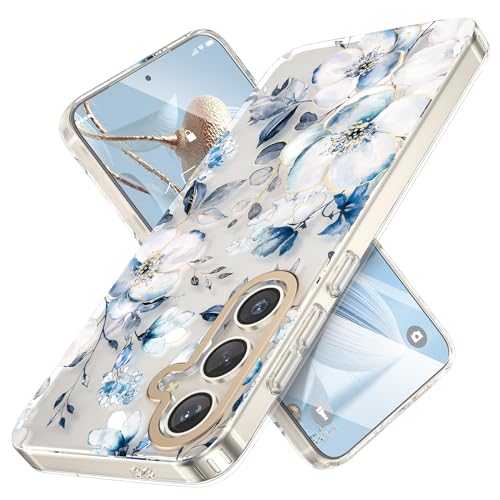 MILPROX Schutzhülle für Samsung Galaxy S25 – Slim Fit Floral S-25 Cover, elegantes feminines Blumendesign, ultradünne Anti-Vergilbung, schützende süße Schale für Frauen und Mädchen, Blüte MILPROX Schutzhülle für Samsung Galaxy S25 – Slim Fit Floral S-25 Cover, elegantes feminines Blumendesign, ultradünne Anti-Vergilbung, schützende süße Schale für Frauen und Mädchen, Blüte von MILPROX