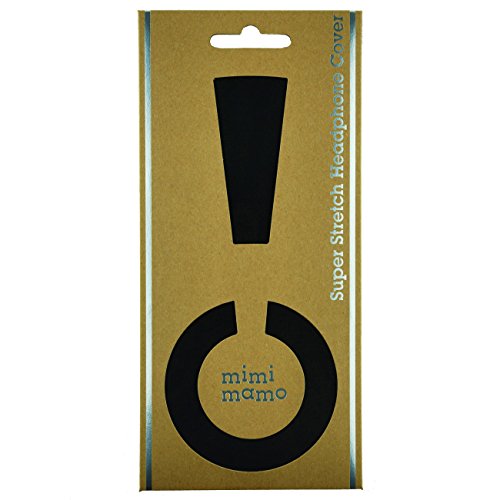 Mimimamo Super Stretch Kopfhörerabdeckung für Reparatur und Schutz für Ohrpolster, Größe L (schwarz) passt möglicherweise nicht auf alle Kopfhörer. Bitte bestätigen Sie die Kompatibilität auf der von MIMIMAMO