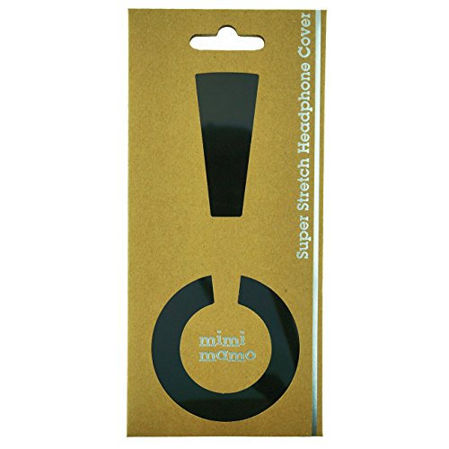Mimimamo Super Stretch Kopfhörerabdeckung für Reparatur und Schutz für Ohrpolster, Größe M (schwarz) passt möglicherweise nicht auf alle Kopfhörer. Bitte bestätigen Sie die Kompatibilität auf der von MIMIMAMO