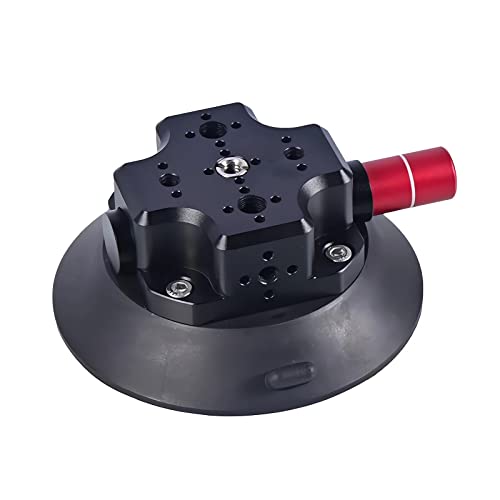 MIMIRACLE Kamera-Saugnapfhalterung, 11,4 cm Pump-aktivierter Vakuum-Saugnapf-Halterung, kompatibel mit Action-Kameras, DSLR-Kameras, sichere Befestigung Ihrer Kamera, Schwarz MIMIRACLE Kamera-Saugnapfhalterung, 11,4 cm Pump-aktivierter Vakuum-Saugnapf-Halterung, kompatibel mit Action-Kameras, DSLR-Kameras, sichere Befestigung Ihrer Kamera, Schwarz von MIMIRACLE