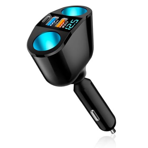 Auto Ladegerät, 12V/24V USB Adapter Zigarettenanzünder Verteiler, 120W Ladegerät Mit USB Anschluss Für GPS von MIMIROOM