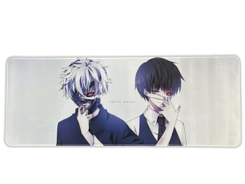 MIMOSQ Anime Tokyo Tg Ghoul Cosplay Mauspad 80x30cm - Offizielle Lizenz, E47407T15020 von MIMOSQ