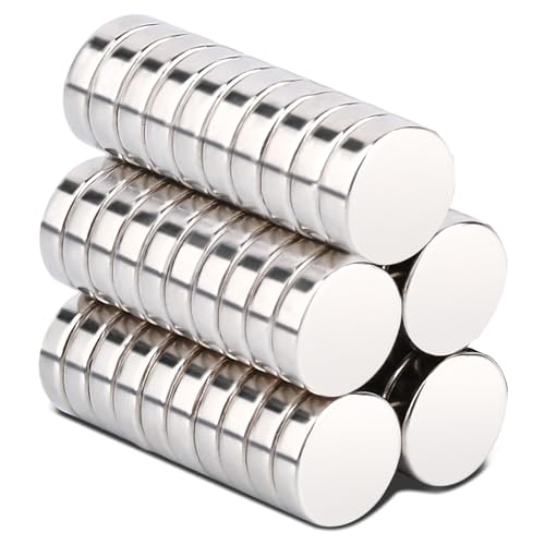 MIN CI 7x2mm Neodym Magnet Magnete Klein Stark, 50Stück Mini Magnete Flach, Magneten, Rund Magnet Kaufen Starke Magnete für Magnettafel Pinnwand von MIN CI