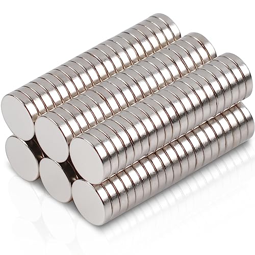 MIN CI Neodym Magnete Kleine 5 x 1mm, 120 Stück Mini Magnete Starke Runde Magnete Flach Magnete für Magnettafel Kühlschrank Magnet Whiteboard Foto Karte Zeitplan Büro von MIN CI