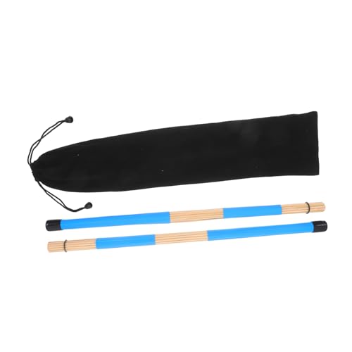 MINAOLULUS 1 Paar 19 Schlagzeug Stangen zum Trommeln Bambus -Jazz -Sticks Jazz-Drumsticks Jazz -Percussion Sticks Trommelbürsten Jazz -Drum -Ausrüstung Flanell Sky-blue von MINAOLULUS