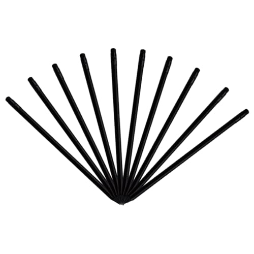 MINAOLULUS 10 Stück Bleistift Graphit löschbar für Zeichnung waldlos Zeichenstifte zum Skizzieren Radiergummis Radierstift schwarze Farbstifte Schwarze Stifte Harz Black von MINAOLULUS