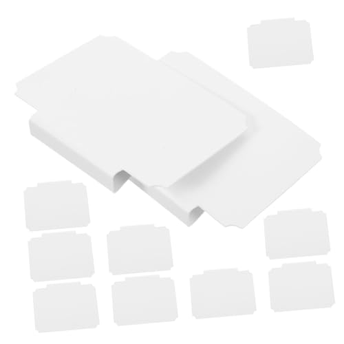 MINAOLULUS 10 Stück Etikettenhalter Clip behälter Korb-Etikett beschriftung Aufbewahrungskorb Organisationsetiketten Kleiderlabeln Etiketten für Speisekörbe ablösbare Etiketten PVC Weiß MINAOLULUS 10 Stück Etikettenhalter Clip behälter Korb-Etikett beschriftung Aufbewahrungskorb Organisationsetiketten Kleiderlabeln Etiketten für Speisekörbe ablösbare Etiketten PVC Weiß von MINAOLULUS