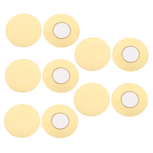 MINAOLULUS 10 Stück Pickup-Summer Schallsensor für Drum -Maschinen Akustische Tonabnehmer für Gitarren Akustisches Mikrofon für akustische Instrumente Keramik Beige von MINAOLULUS