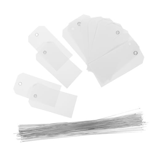 MINAOLULUS 100 Stück Versandaufkleber Tags Für Gepäck Etiketten -tags Gepäcketiketten Namensschilder Für Gepäck Kleine Gepäckanhänger Taschenanhänger Für Gepäck Pvc Weiß MINAOLULUS 100 Stück Versandaufkleber Tags Für Gepäck Etiketten -tags Gepäcketiketten Namensschilder Für Gepäck Kleine Gepäckanhänger Taschenanhänger Für Gepäck Pvc Weiß von MINAOLULUS