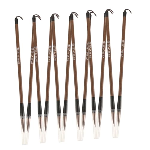MINAOLULUS 12 Stück Die Vier Schätze Der Studie Japanischer Kalligraphiepinsel Chinesische Malpinsel Japanische Pinsel Tuschemalerei Aus Porzellan Japanischer Aquarellpinsel Wolfshaar Brown MINAOLULUS 12 Stück Die Vier Schätze Der Studie Japanischer Kalligraphiepinsel Chinesische Malpinsel Japanische Pinsel Tuschemalerei Aus Porzellan Japanischer Aquarellpinsel Wolfshaar Brown von MINAOLULUS