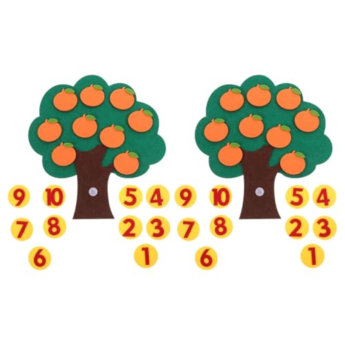 MINAOLULUS 2 Sets Filzstoff Baumspielzeug Baumnummer Früherziehungsspielzeug Kindergarten Mathezentren Mathespiele Kindergarten Zählspiele Zählspielzeug Vorschul Mathespiele MINAOLULUS 2 Sets Filzstoff Baumspielzeug Baumnummer Früherziehungsspielzeug Kindergarten Mathezentren Mathespiele Kindergarten Zählspiele Zählspielzeug Vorschul Mathespiele von MINAOLULUS