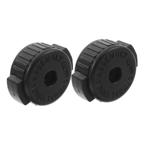MINAOLULUS 2 Stück Drum-kit-zubehör Befestigungsmuttern Für Becken Langlebige Drum -teile Trommelteile Becken Schnelle Nüsse Zubehör Für Becken Perkussionskappen Black Plastik MINAOLULUS 2 Stück Drum-kit-zubehör Befestigungsmuttern Für Becken Langlebige Drum -teile Trommelteile Becken Schnelle Nüsse Zubehör Für Becken Perkussionskappen Black Plastik von MINAOLULUS