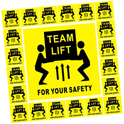 MINAOLULUS 200Stücke Schwere Objektaufkleber Team Lift Warnaufkleber Selbstklebende für Sichere Handhabung Lager Industrie und Versand Stark Haftend MINAOLULUS 200Stücke Schwere Objektaufkleber Team Lift Warnaufkleber Selbstklebende für Sichere Handhabung Lager Industrie und Versand Stark Haftend von MINAOLULUS