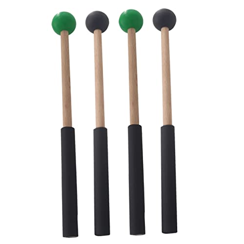 MINAOLULUS 2Paare Marimba Schlägel mit Ergonomischem Griff für Tongue Drums und Percussion Instrumente Stabil und Langlebig für Anfänger und Profis MINAOLULUS 2Paare Marimba Schlägel mit Ergonomischem Griff für Tongue Drums und Percussion Instrumente Stabil und Langlebig für Anfänger und Profis von MINAOLULUS