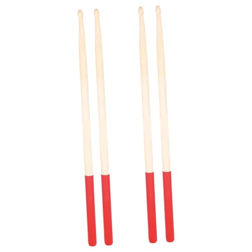 MINAOLULUS 2Paare Trommelstöcke aus Ahorn Rutschfeste Percussion Sticks für Anfänger und Profis Zubehör für Schlagzeuger MINAOLULUS 2Paare Trommelstöcke aus Ahorn Rutschfeste Percussion Sticks für Anfänger und Profis Zubehör für Schlagzeuger von MINAOLULUS