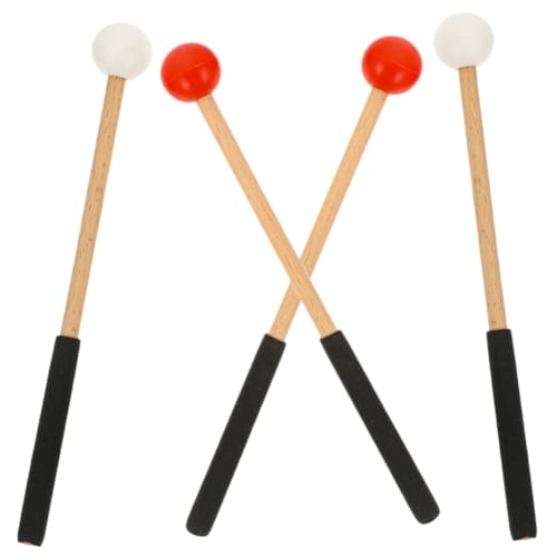 MINAOLULUS 2Paare Zungentrommelschlägel Universelle Percussion Schlägel für Marimba und Tongue Drum Langlebig für Musiker und Instrumentenliebhaber MINAOLULUS 2Paare Zungentrommelschlägel Universelle Percussion Schlägel für Marimba und Tongue Drum Langlebig für Musiker und Instrumentenliebhaber von MINAOLULUS