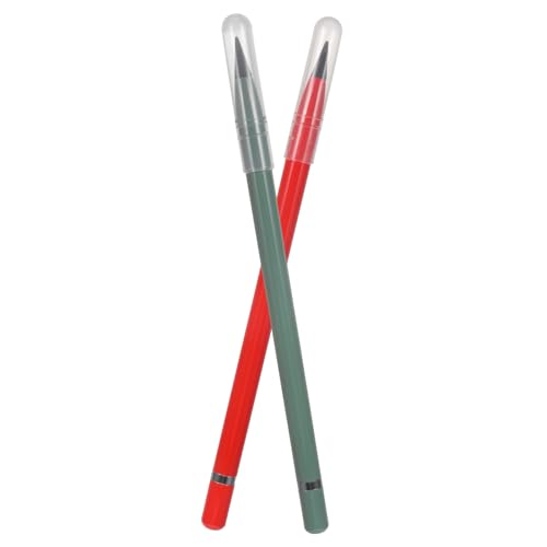 MINAOLULUS 2Stücke Bleistift Tintenloser Metallic Bleistift für Schreiben und Zeichnen Langlebig und Löschbar für Künstler Studenten und Lehrer Zufälliger Farbe von MINAOLULUS