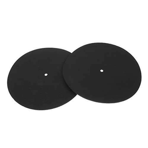 MINAOLULUS 2Stücke Dicke Filz Vinyl Schutzmatte Antistatische Plattentellerauflage für Schallplatten Vibrationsreduzierung und Geräuschminimierung MINAOLULUS 2Stücke Dicke Filz Vinyl Schutzmatte Antistatische Plattentellerauflage für Schallplatten Vibrationsreduzierung und Geräuschminimierung von MINAOLULUS