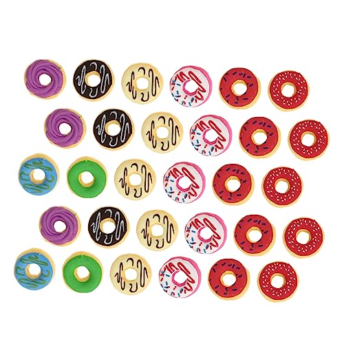 MINAOLULUS 30Stücke Radiergummis im Donut Teiliges für Spaßiges Radiergummi für Kreatives Lernen für Schule und Zufällige von MINAOLULUS
