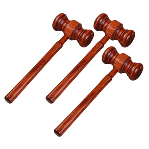 MINAOLULUS 3Stücke Richterhammer aus Holz Auktionshammer für Richter und Anwälte Langlebig Einfaches Design für Jurastudenten und Auktionsveranstaltungen MINAOLULUS 3Stücke Richterhammer aus Holz Auktionshammer für Richter und Anwälte Langlebig Einfaches Design für Jurastudenten und Auktionsveranstaltungen von MINAOLULUS