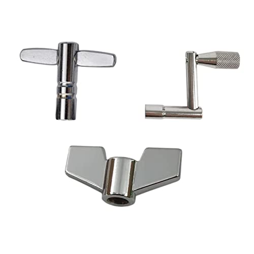 MINAOLULUS 3Stücke Teiliges Trommelschlüssel Set Form für Präzises von Schlagzeugen Langlebig und Stabil für Musiker und Drummer MINAOLULUS 3Stücke Teiliges Trommelschlüssel Set Form für Präzises von Schlagzeugen Langlebig und Stabil für Musiker und Drummer von MINAOLULUS