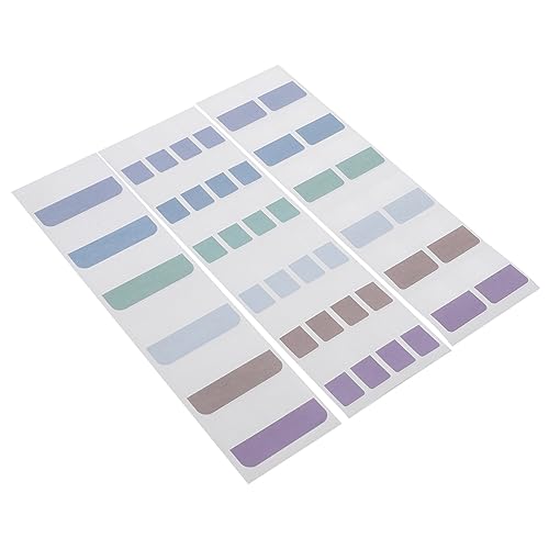 MINAOLULUS 420Stücke Selbstklebende Seitenmarkierungen Farbcodierte Buchindex Tabs Transparente Notizzettel für Ordner und Tagebücher Praktische und Wiederverwendbare MINAOLULUS 420Stücke Selbstklebende Seitenmarkierungen Farbcodierte Buchindex Tabs Transparente Notizzettel für Ordner und Tagebücher Praktische und Wiederverwendbare von MINAOLULUS