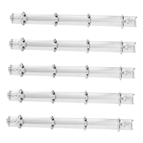 MINAOLULUS 5 Stück Metallbinder Binderingclips Ordnerringe Drei-Ring-Ordner Bindemechanismus Sportkartenbinder Schulmappe Ringordner für lose Blätter Ringbuch Eisen Silver MINAOLULUS 5 Stück Metallbinder Binderingclips Ordnerringe Drei-Ring-Ordner Bindemechanismus Sportkartenbinder Schulmappe Ringordner für lose Blätter Ringbuch Eisen Silver von MINAOLULUS