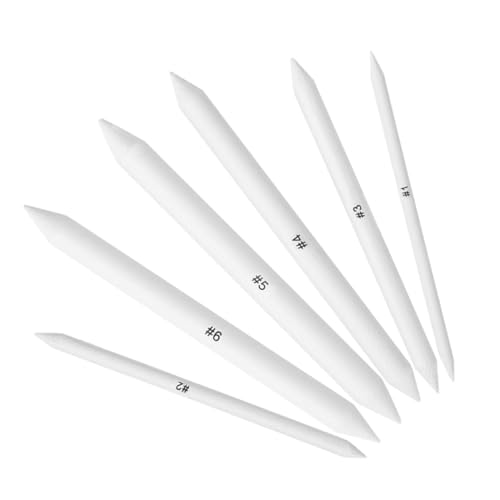 MINAOLULUS 6 Stück Skizzenpapier Radiergummi Bleistifte Kunststifte Mischstäbe Radiergummis Für Kleine Whiteboard-radiergummis Ölstifte Kunstbedarf Zeichenzubehör Weiß MINAOLULUS 6 Stück Skizzenpapier Radiergummi Bleistifte Kunststifte Mischstäbe Radiergummis Für Kleine Whiteboard-radiergummis Ölstifte Kunstbedarf Zeichenzubehör Weiß von MINAOLULUS