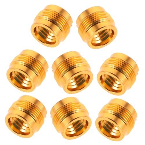 MINAOLULUS 8-teiliges Set Mikrofon-clip Klemme Der Klammeradapter -adapter -schraube Ersatz-mikrofonständer-adapter Boomadapter Für Mikrofone Mikrofonständerteil Golden Metall von MINAOLULUS