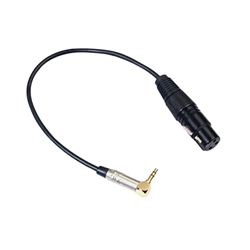 MINAOLULUS 90Grad Xlr Adapter Xlr Audiokabel für Mikrofon und Soundkarte Schwarz Langlebig und Hochqualitativ für Smartphone und Laptop MINAOLULUS 90Grad Xlr Adapter Xlr Audiokabel für Mikrofon und Soundkarte Schwarz Langlebig und Hochqualitativ für Smartphone und Laptop von MINAOLULUS