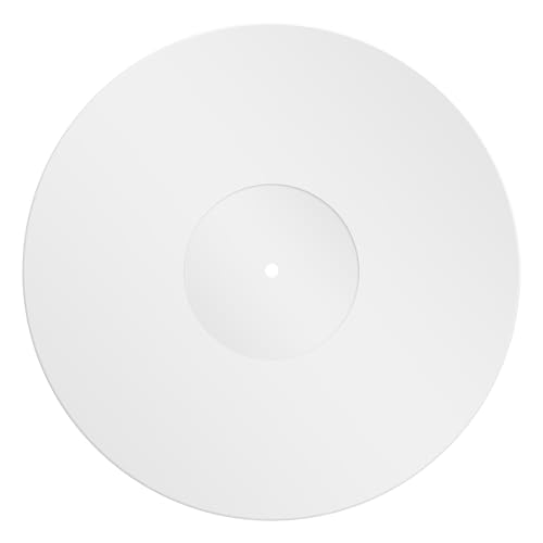 MINAOLULUS Acryl Plattenspielermatte Antistatische Vinyl Schutzmatte Langlebig Verbessert Klangqualität Stilvolles Design für Schallplattenliebhaber von MINAOLULUS