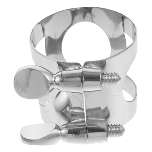 MINAOLULUS Altsaxophon Clip aus Metall Einfaches Langlebiges Zubehör für Saxophon Mundstücke Praktische Installation Perfektes Design für Altsaxophon Spieler MINAOLULUS Altsaxophon Clip aus Metall Einfaches Langlebiges Zubehör für Saxophon Mundstücke Praktische Installation Perfektes Design für Altsaxophon Spieler von MINAOLULUS